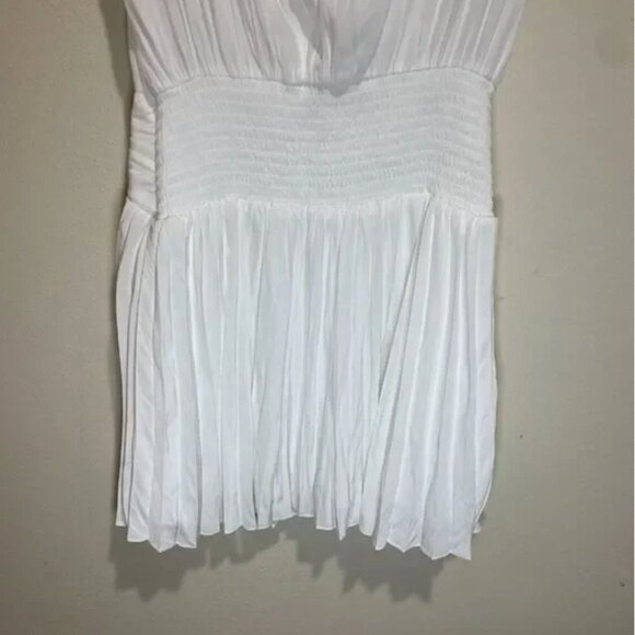 NWT Ramy Brook Peyton Button Down Mini Dress Ivory, Sm - Picture 16 of 16